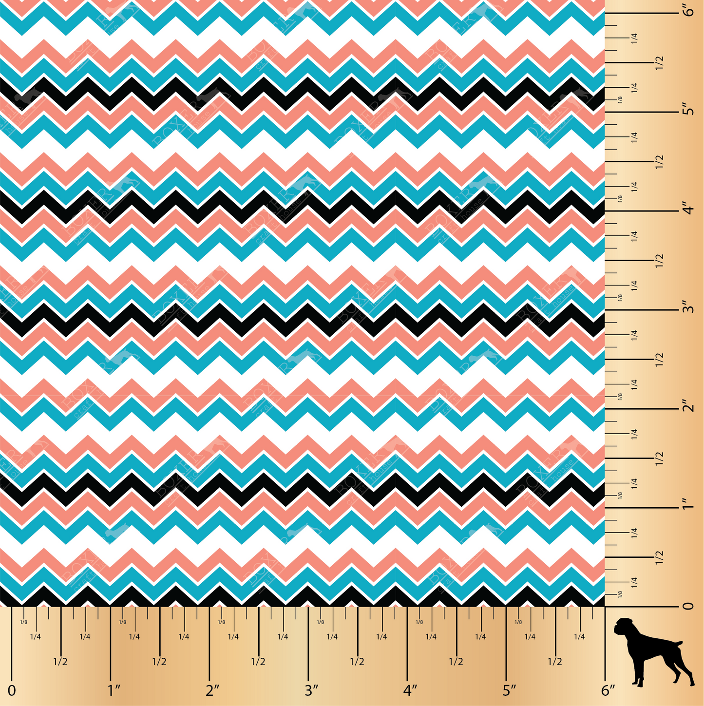 Coastal Patterns Chevron Multi