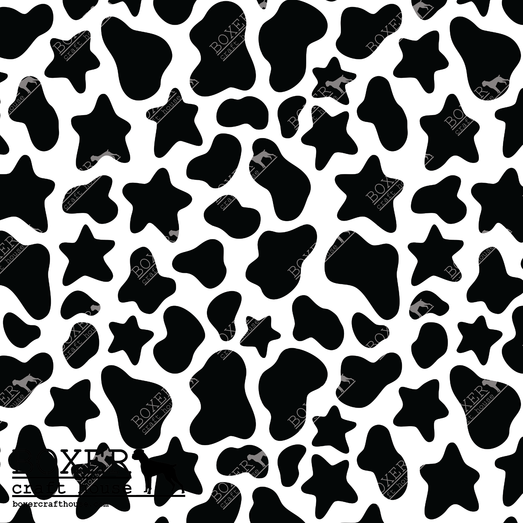 Cow Patterns Star Boxer Craft House cow-patterns-star-boxer-craft-house