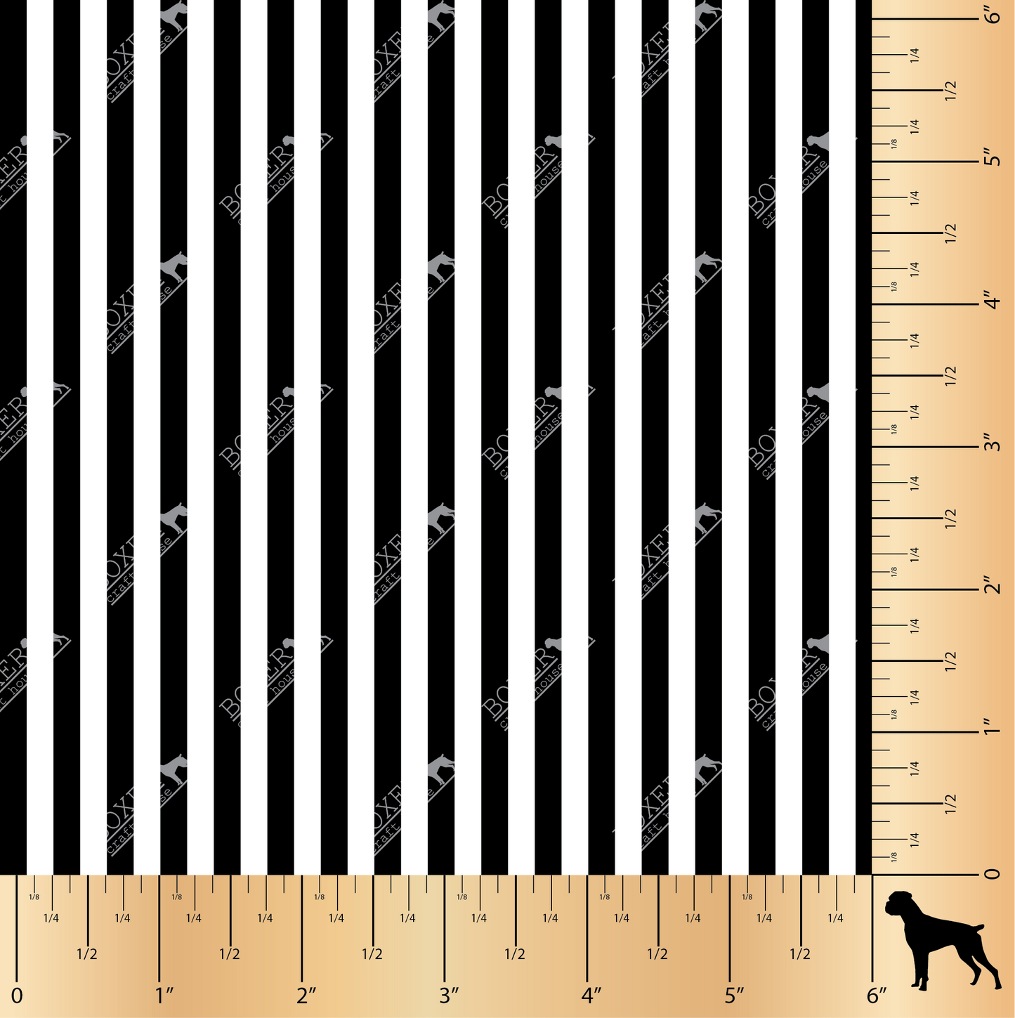 Stripes Black 3/16"