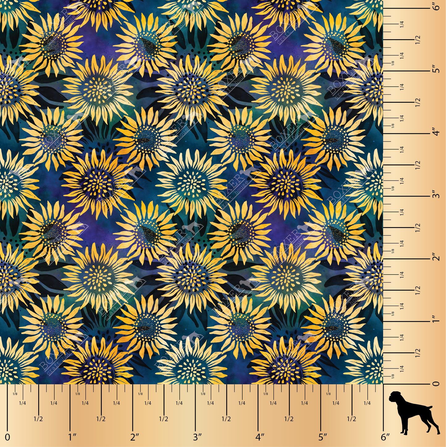 Sunflower Batik - Blue SM