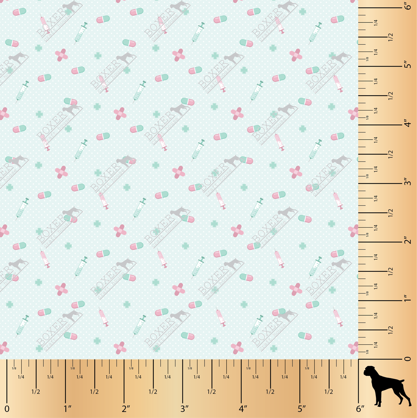 Medical Patterns Mint SM