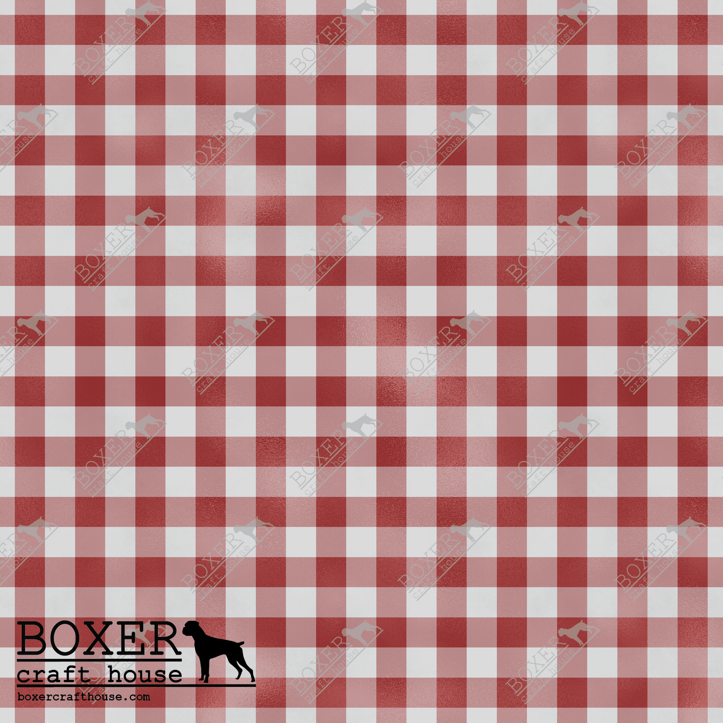 Patriotic Red Plaid