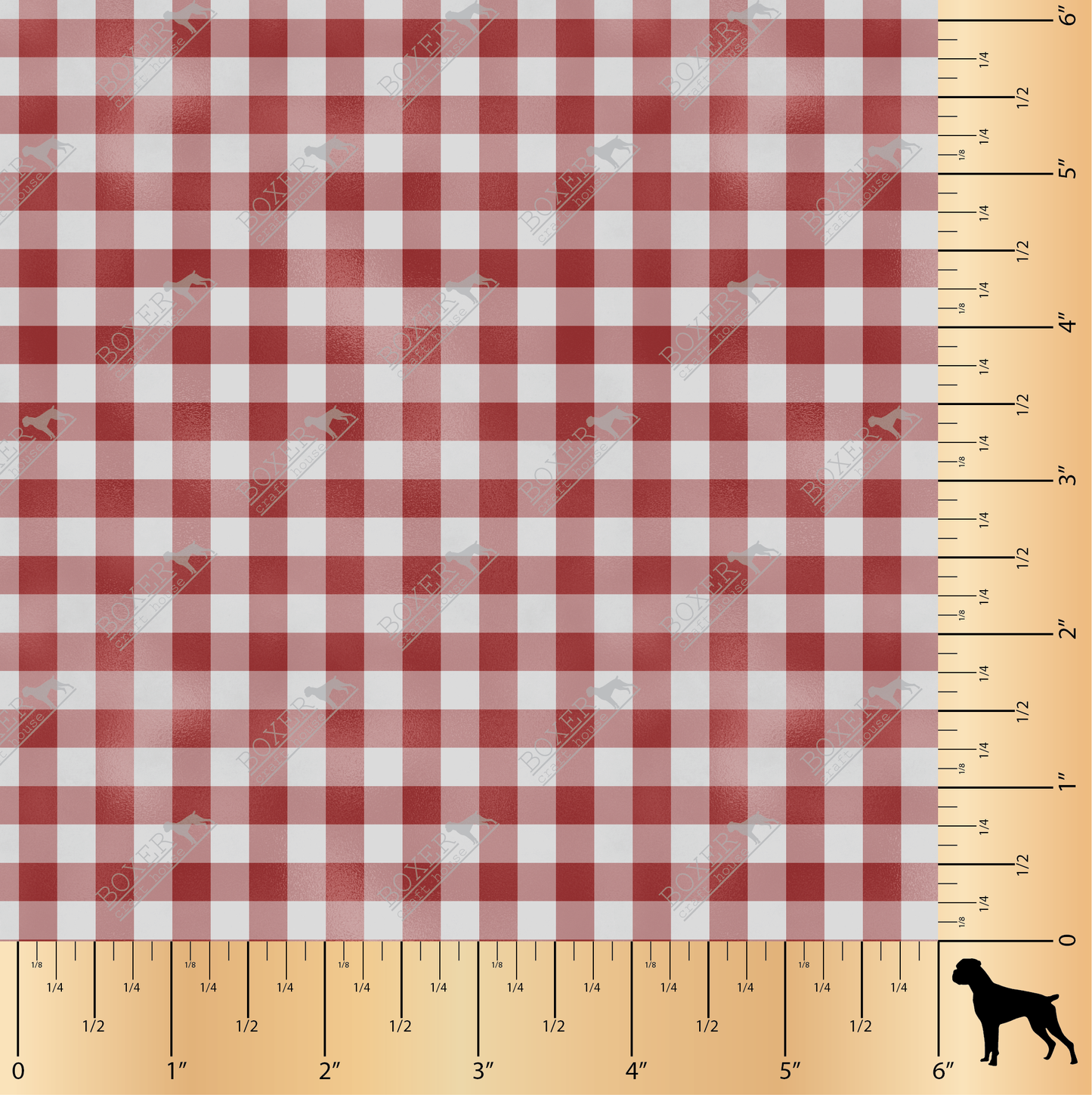Patriotic Red Plaid
