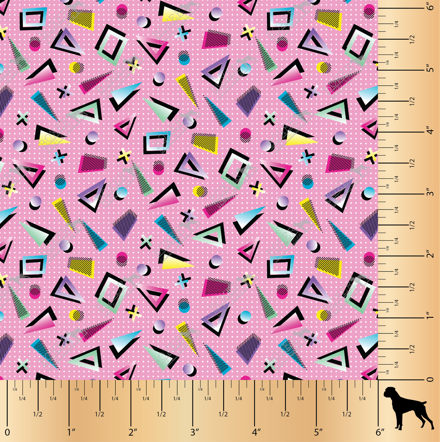 Totally 80's Shapes Pink