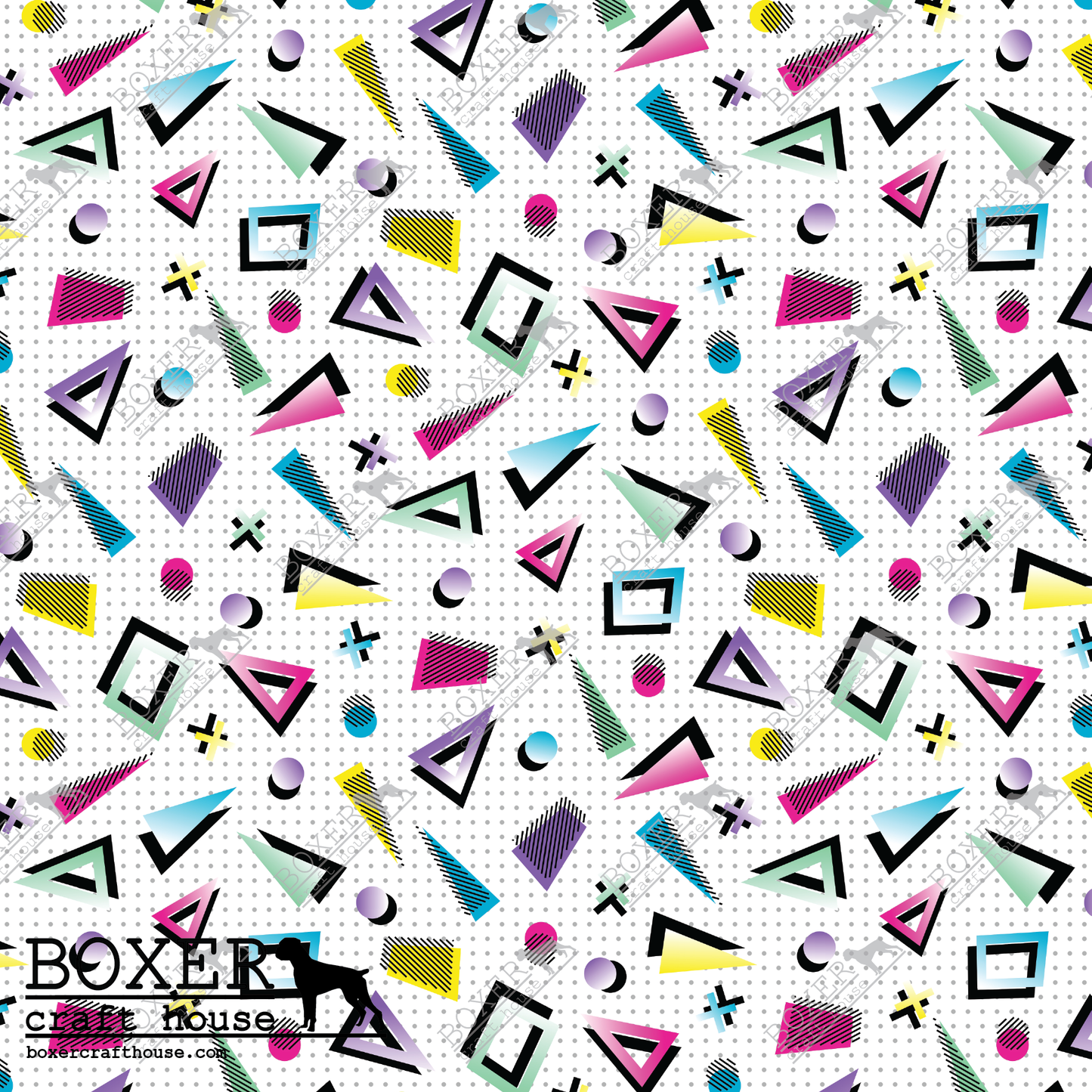 Totally 80's Shapes White