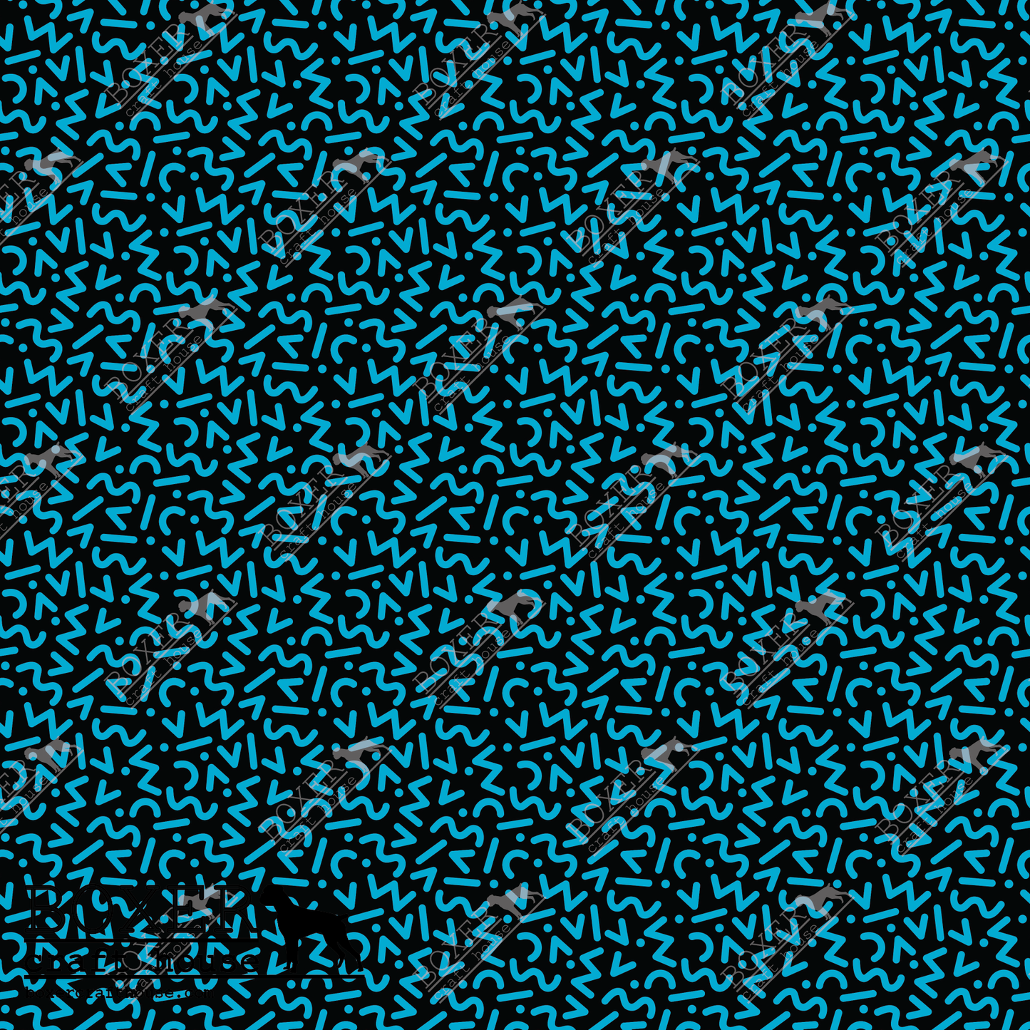 Totally 80's Doodles Blue