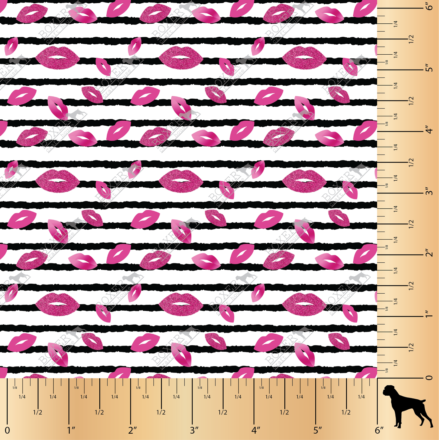 Printed Faux Leather, Printed in the USA, Embroidery Vinyl, Embroidery, Sewing, Sewing Vinyl, Faux Leather for sewing, Faux Leather for embroidery, Quailty faux leather, Craft Supplies, Bag Making Supplies, Boxer Craft House Vinyl, Boxer Craft House Faux Leather, Craft Vinyl, Lipstick Print, Girly Prints, Makeup bag