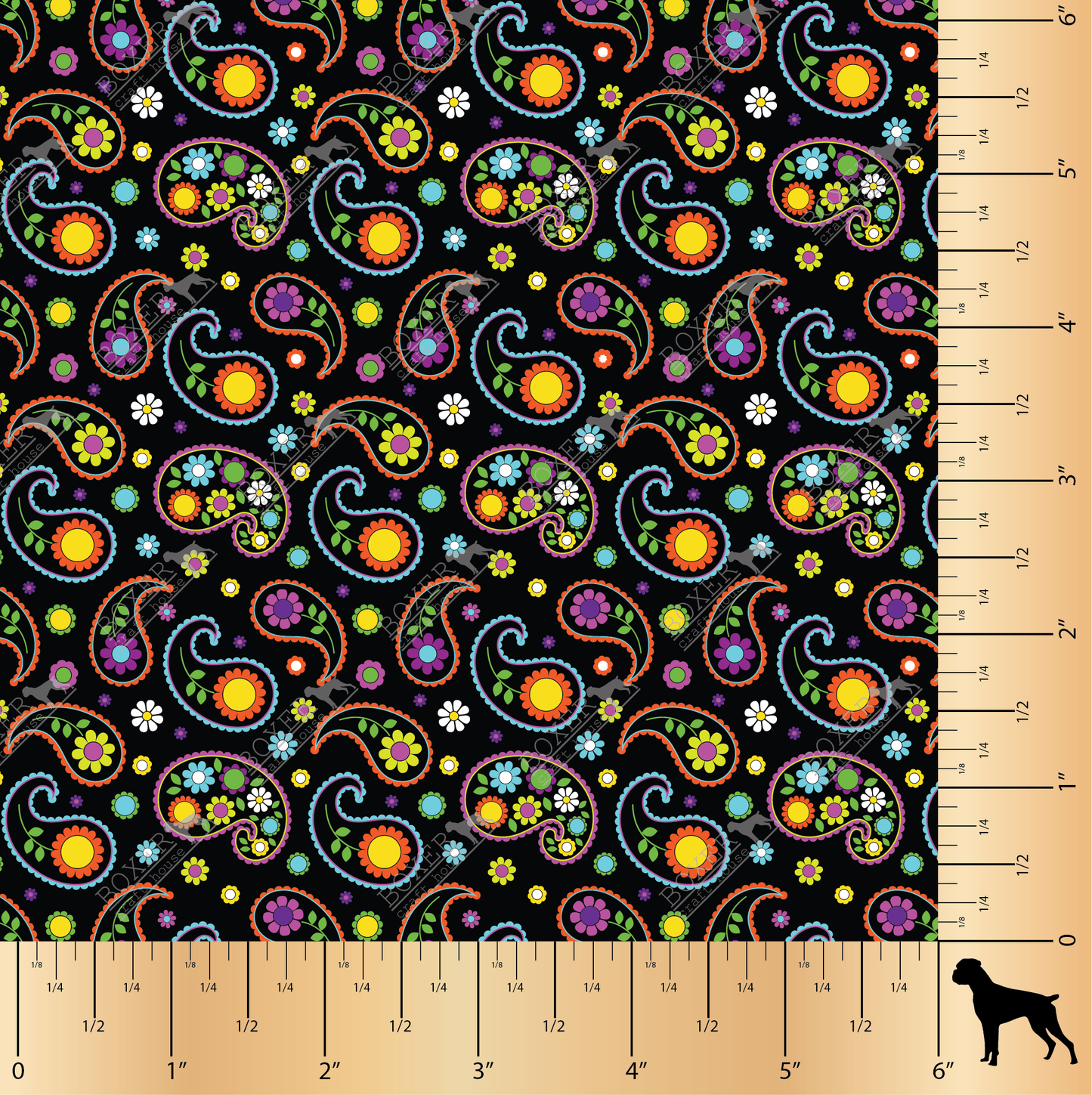 Paisley Flowers Groovy