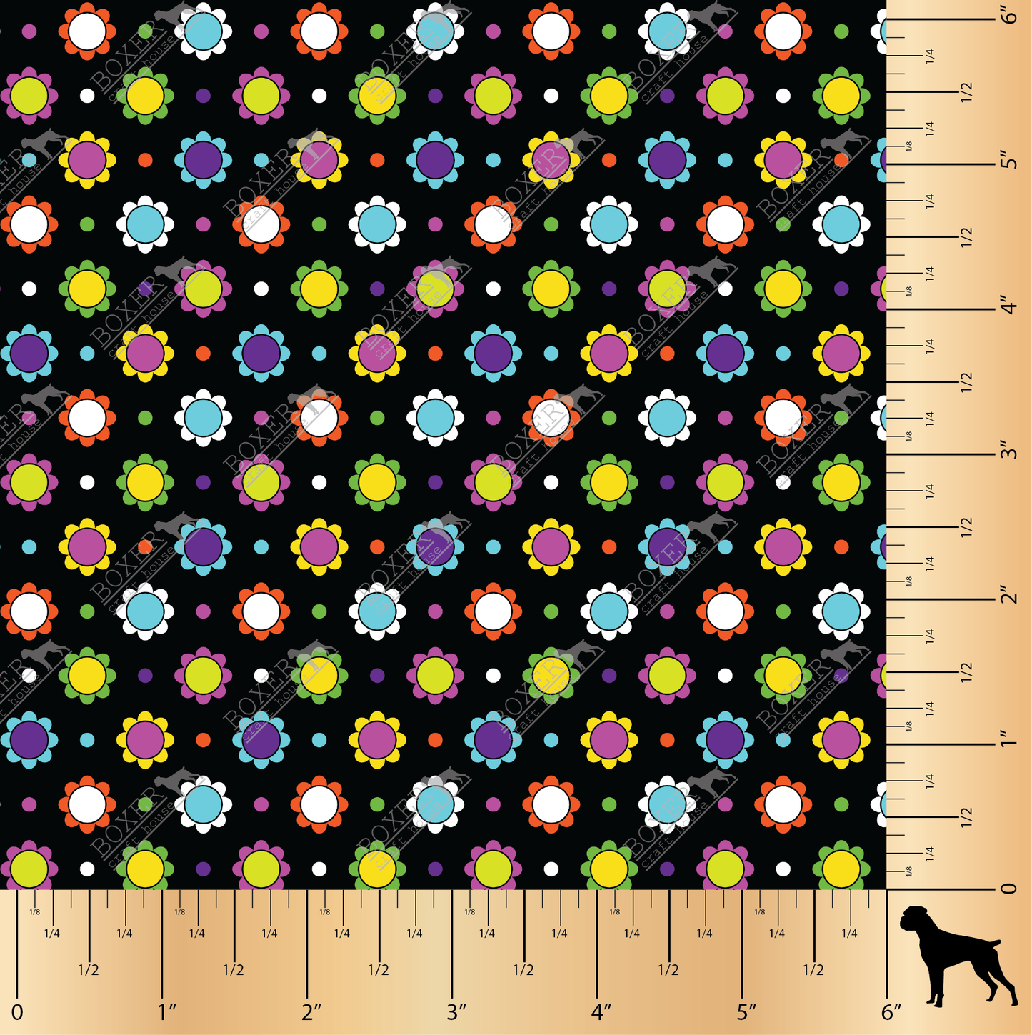 Paisley Flowers Rainbow Flowers LG