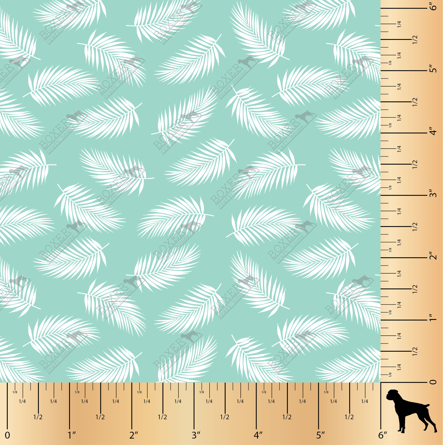 Flamingos - Feathers Aqua