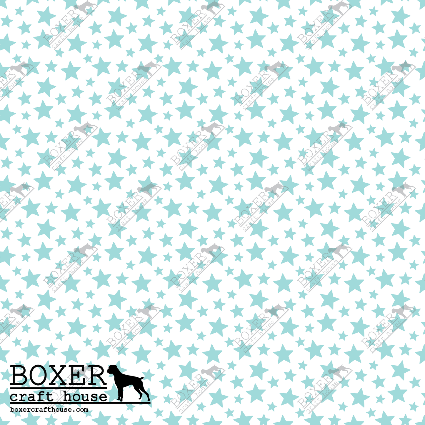 Christmas Cupcakes - Blue Stars