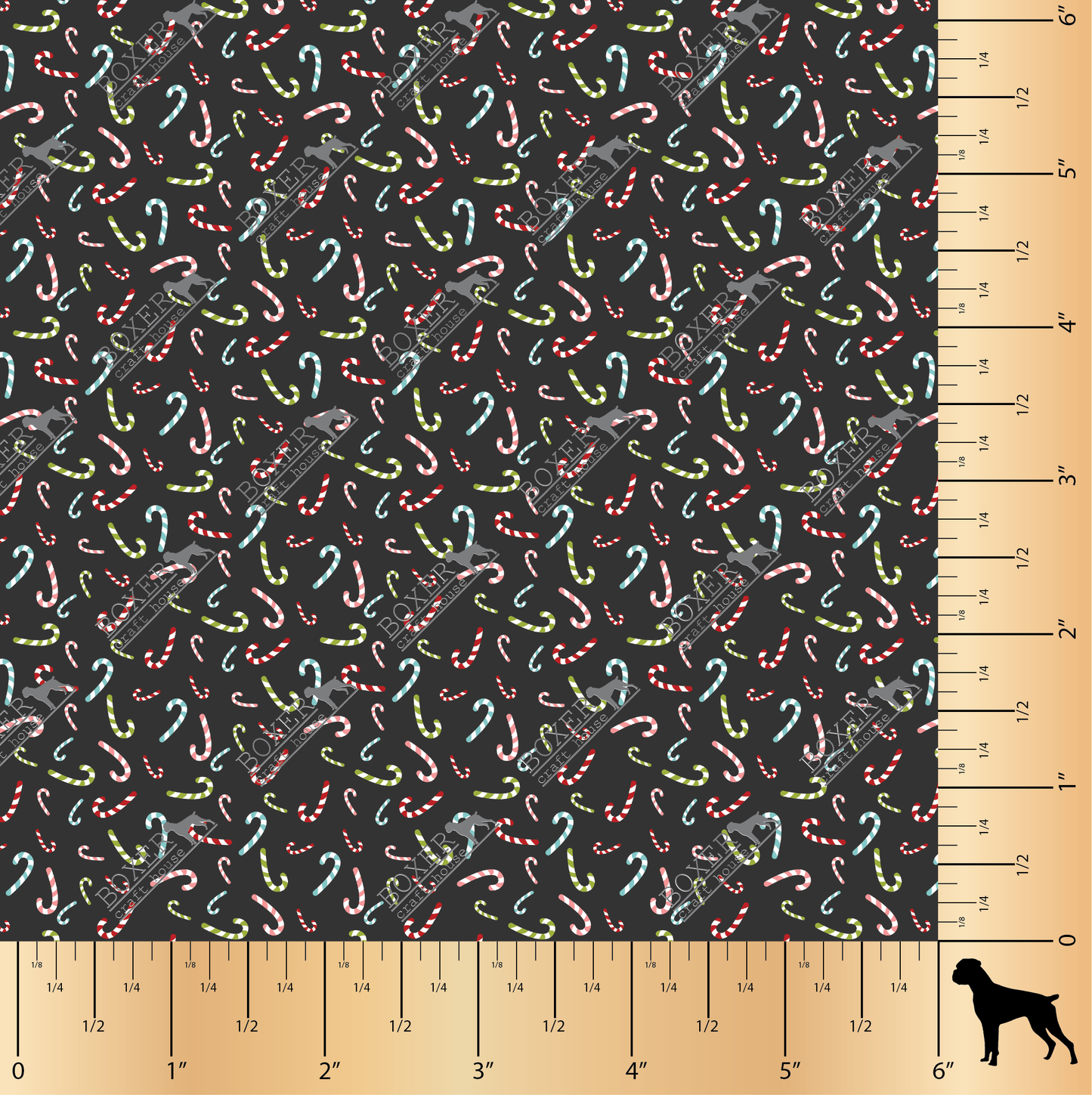 Reindeer Games - Candy Cane Black