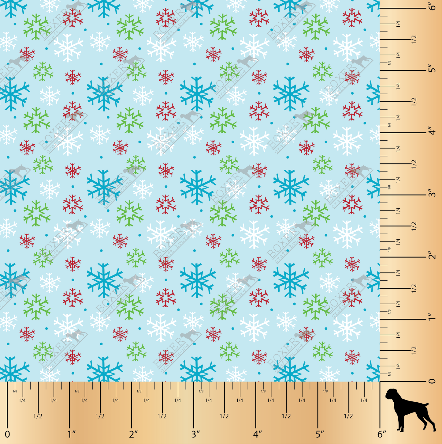 North Pole Pals - Snowflakes Blue