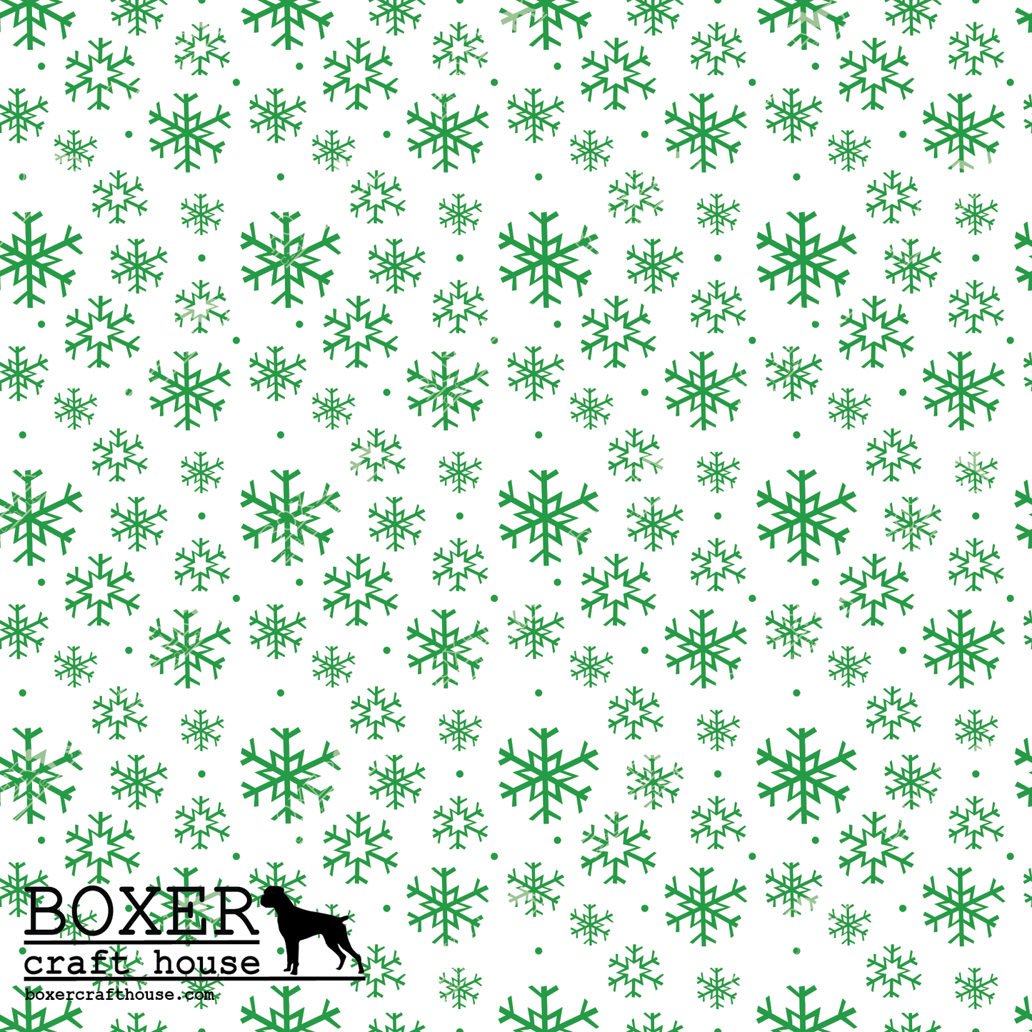 North Pole Pals - Snowflakes White