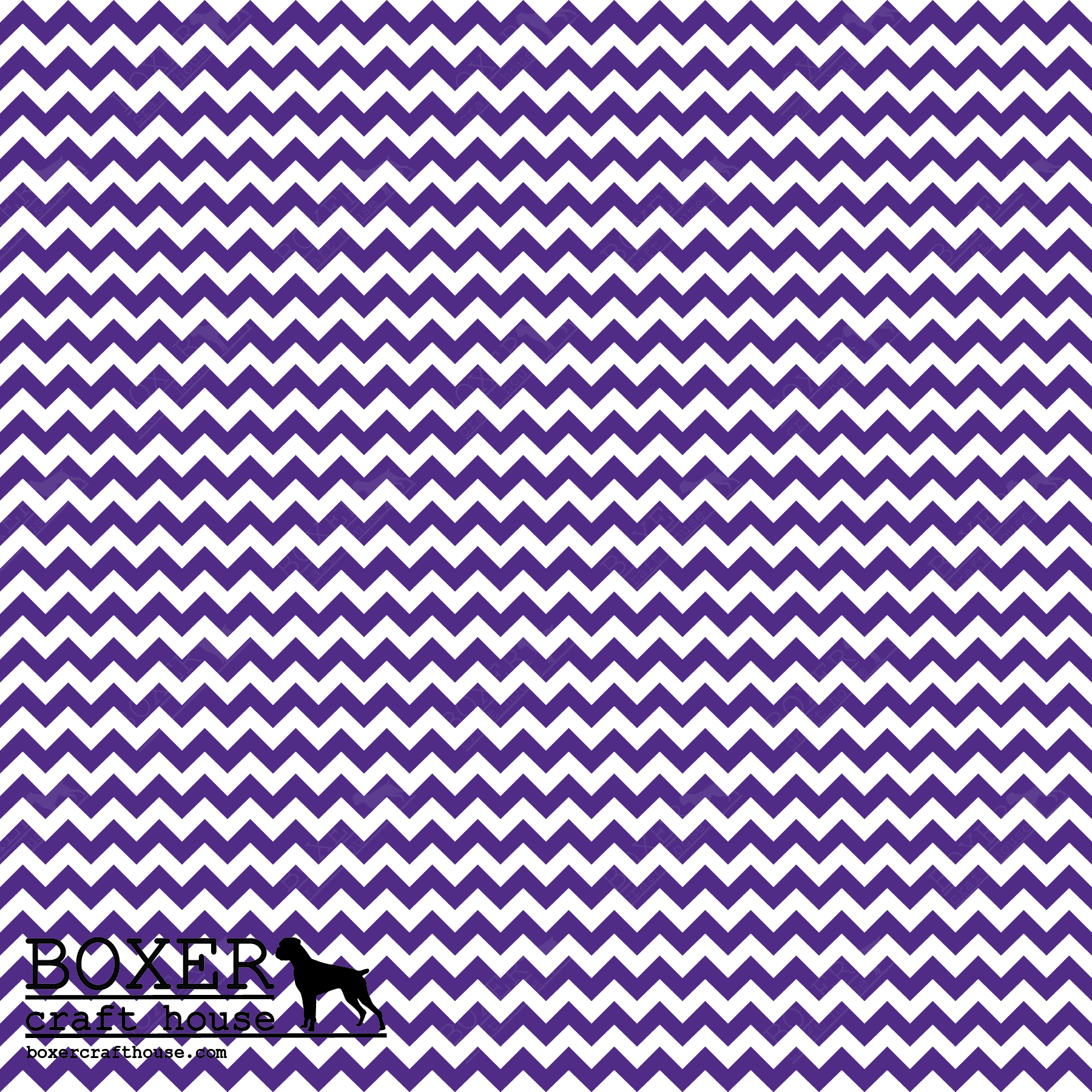 PSV Patterns - Chevron .25 - Medium Purple – Boxer Craft House