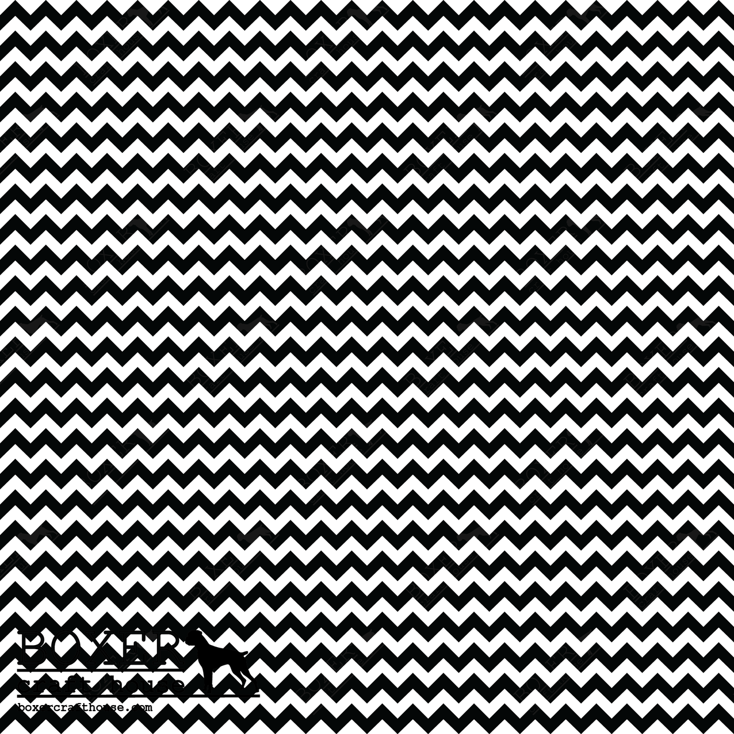 Chevron .25" - Black