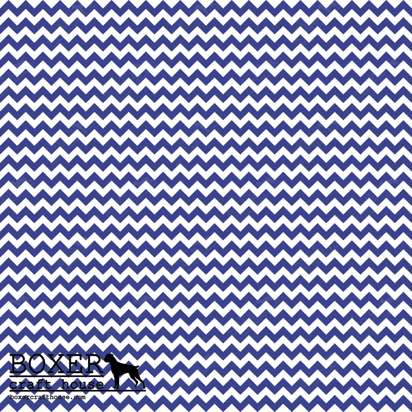 Chevron .25" - Royal Blue