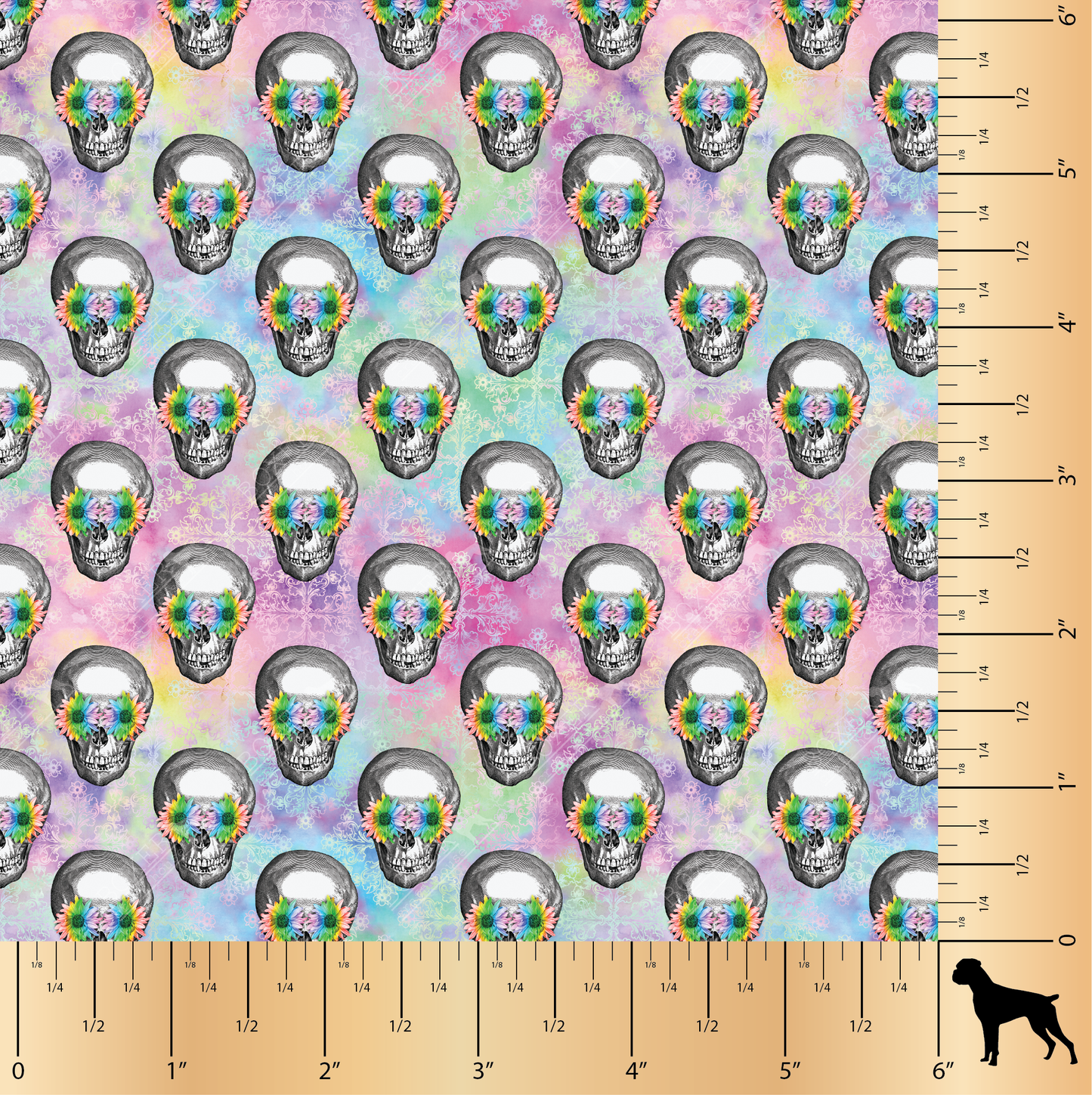 Colorful Skulls - Pattern One
