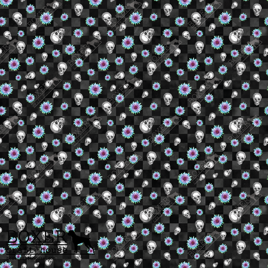 Colorful Skulls - Pattern Three