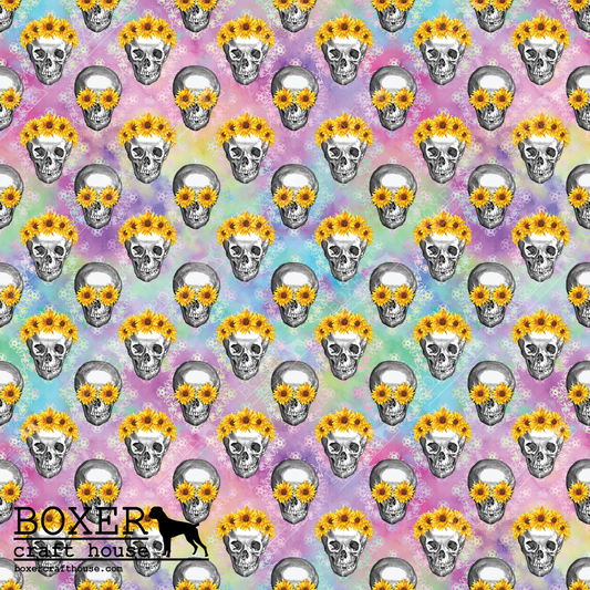 Colorful Skulls - Pattern Five