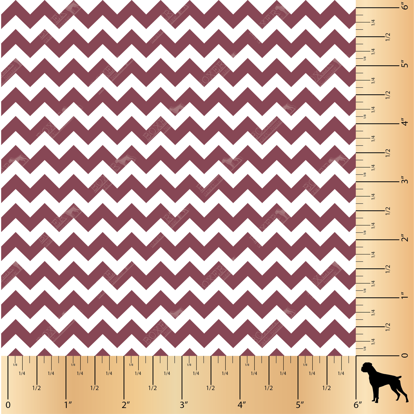 Chevron .50" - Maroon