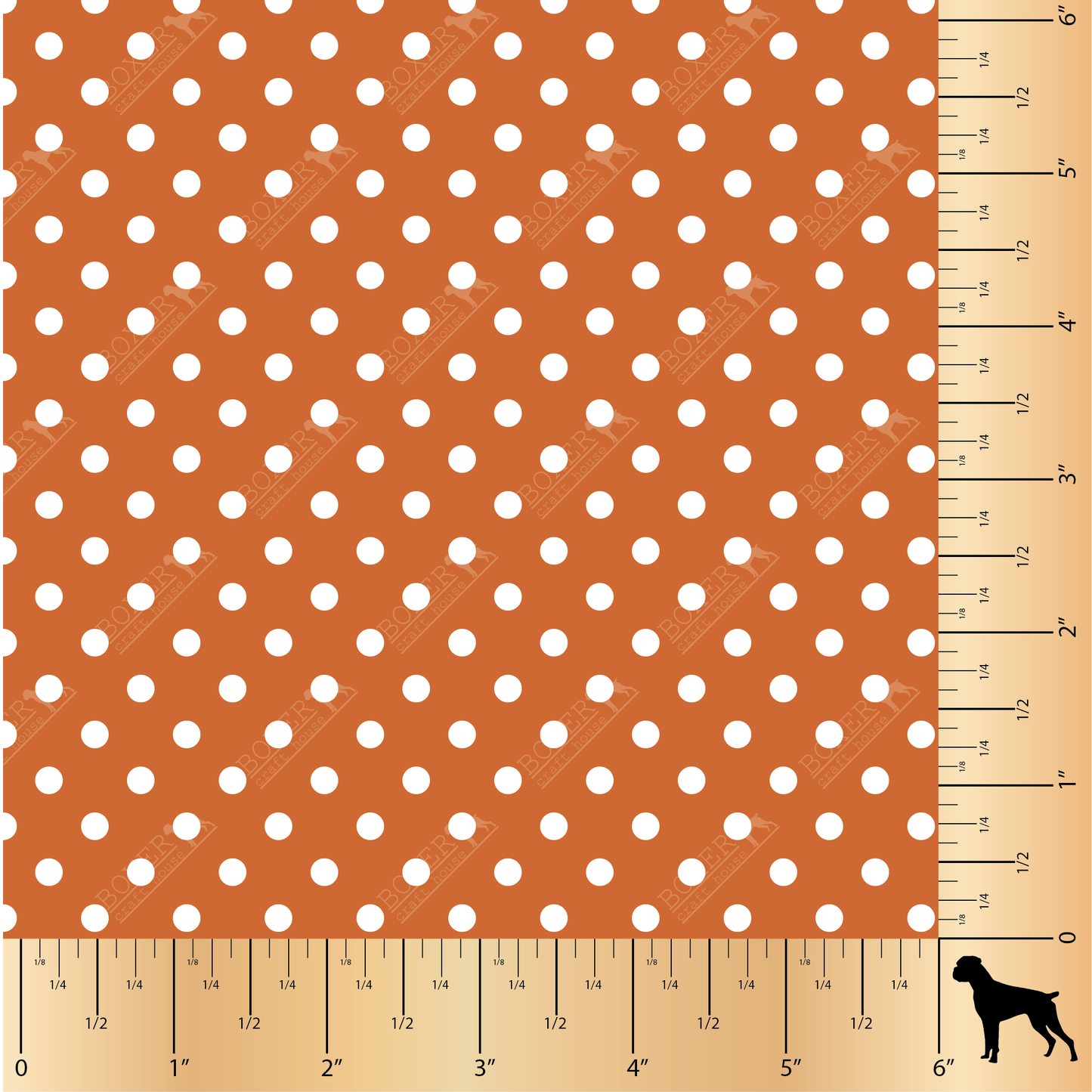 Dots 3/16" - Burnt Orange