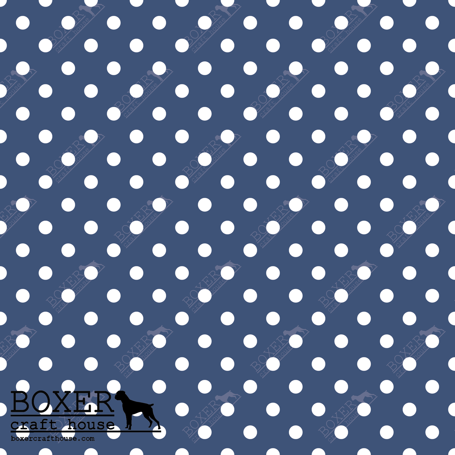 Dots 3/16" - True Navy
