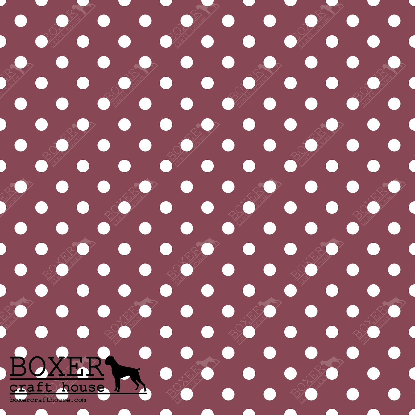 Dots 3/16" - Maroon