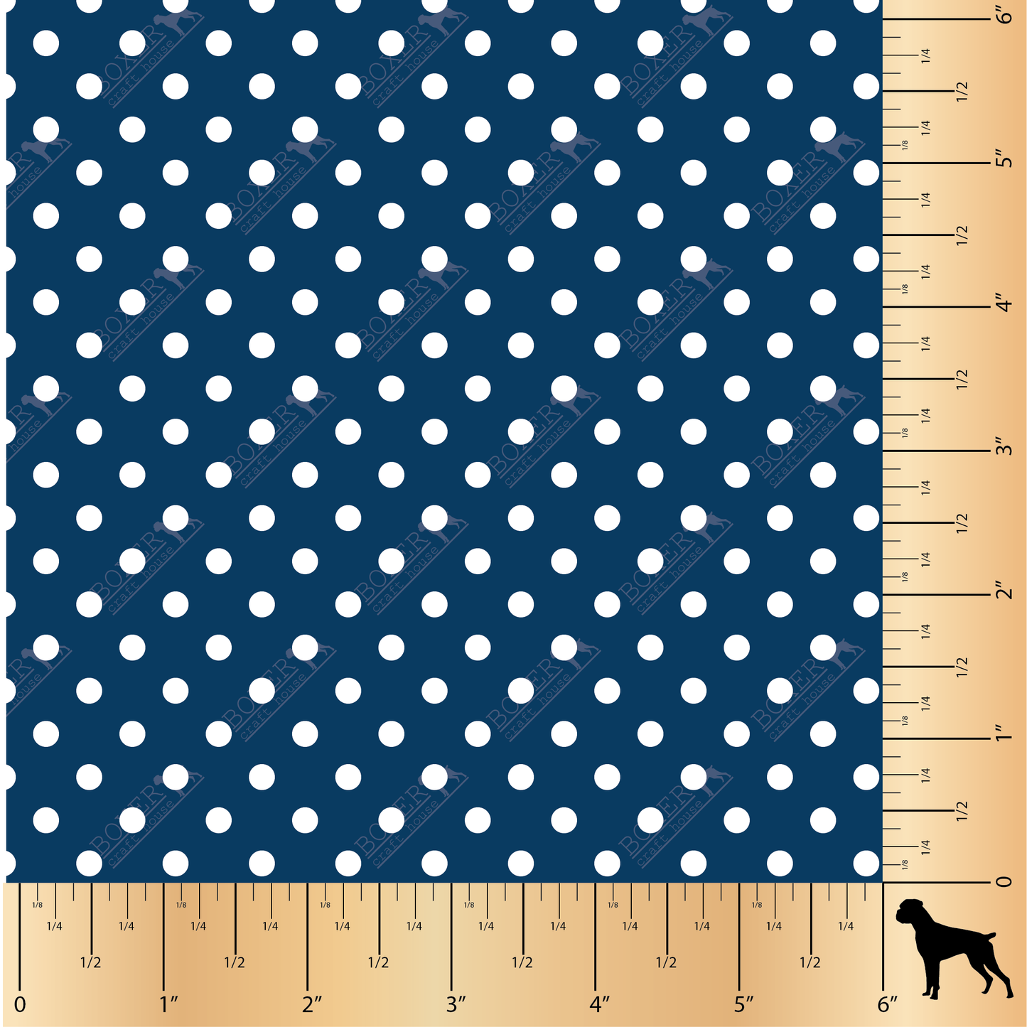 Dots 3/16" - Tardis Blue
