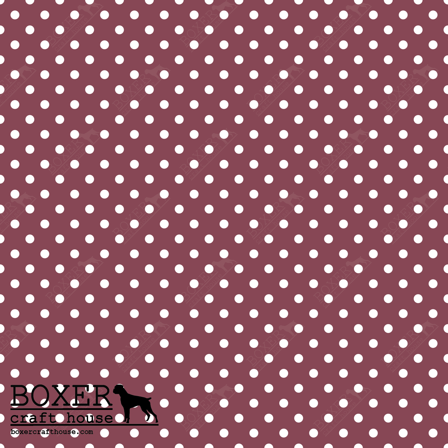 Dots 1/8" - Maroon