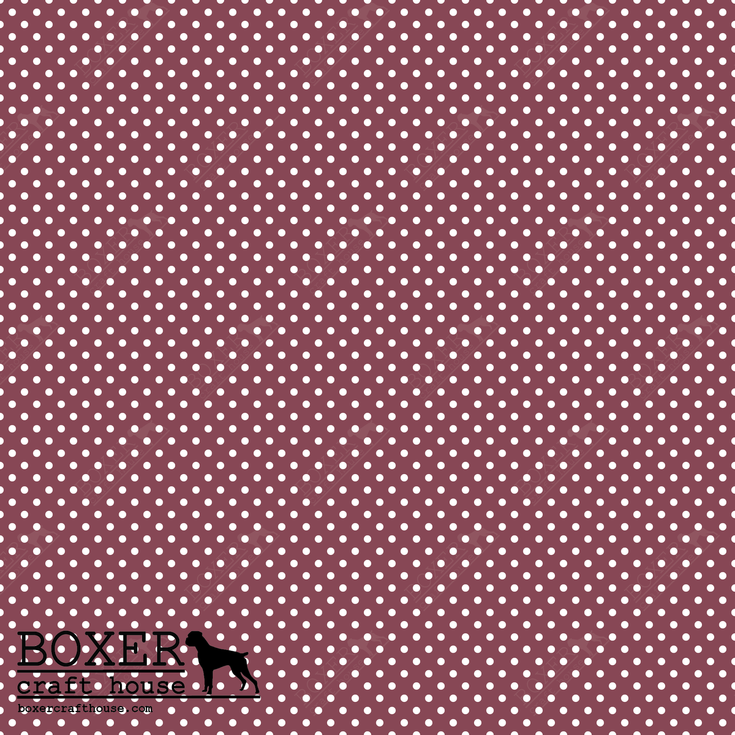 Dots 1/16" - Maroon