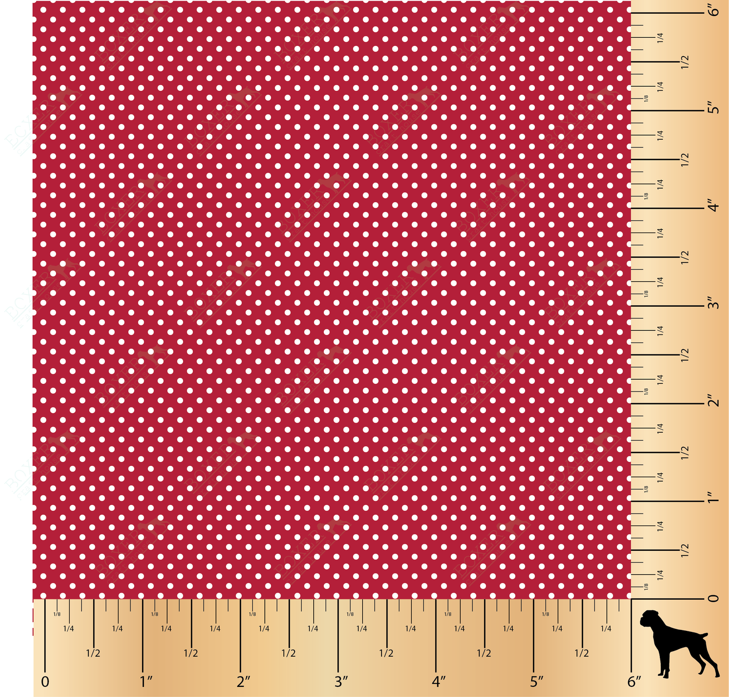 Dots 1/16" - Crimson