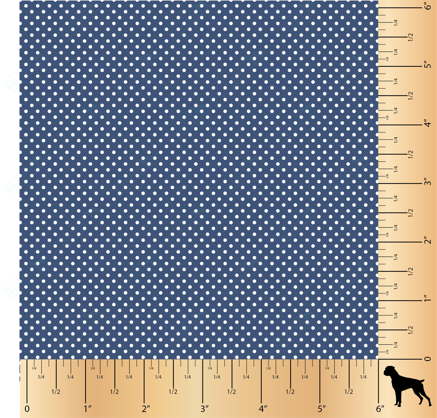 Dots 1/16" - True Navy