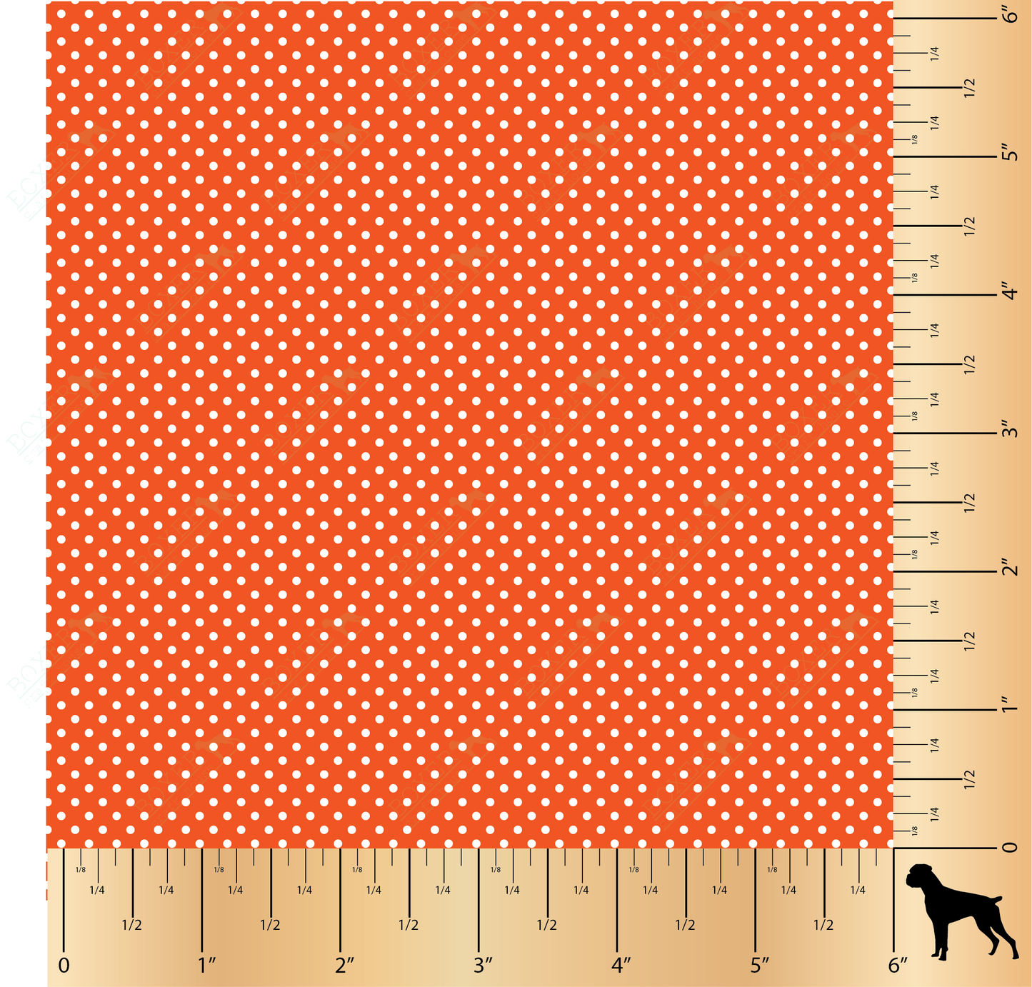 Dots 1/16" - Orange