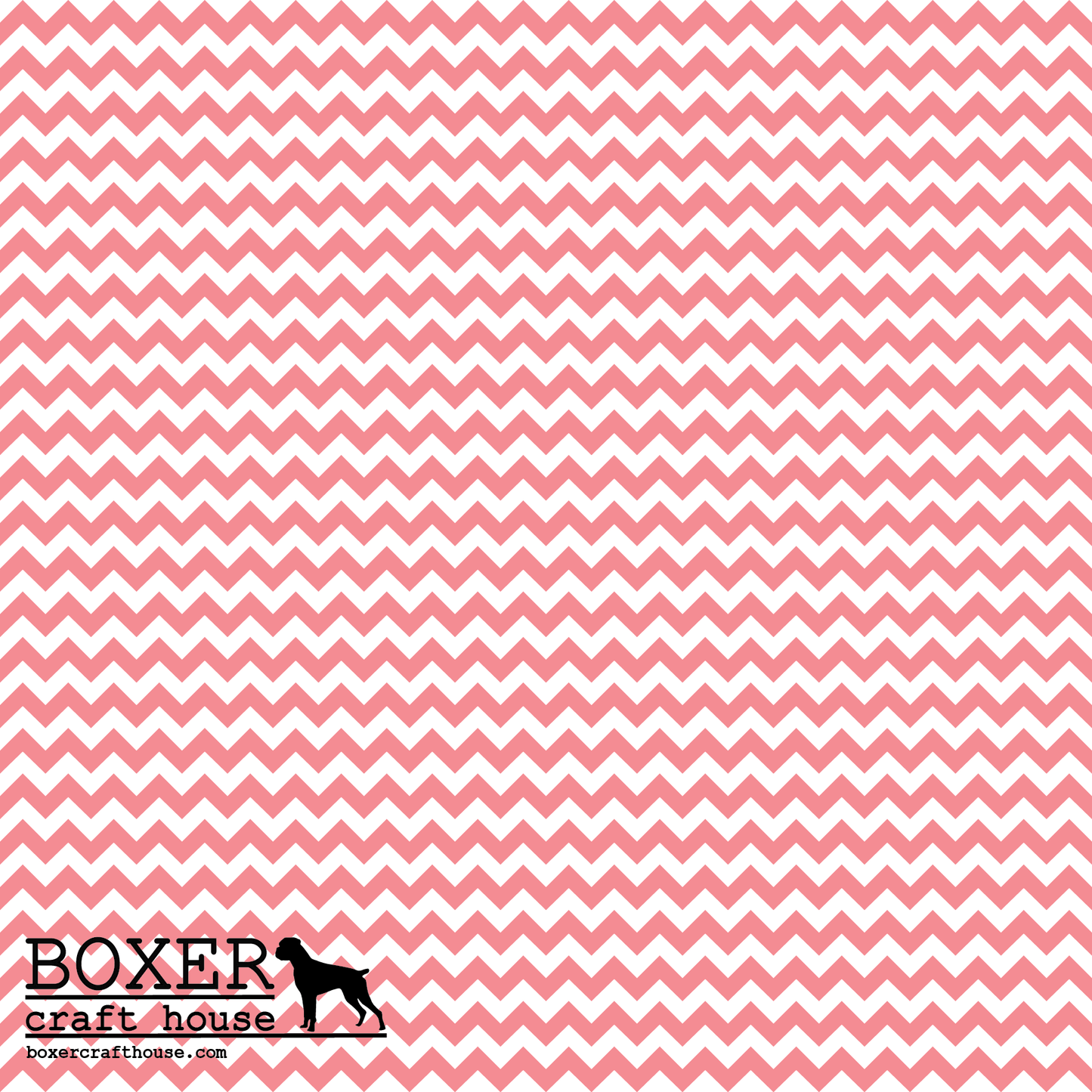 Chevron .25" - Salmon Rose