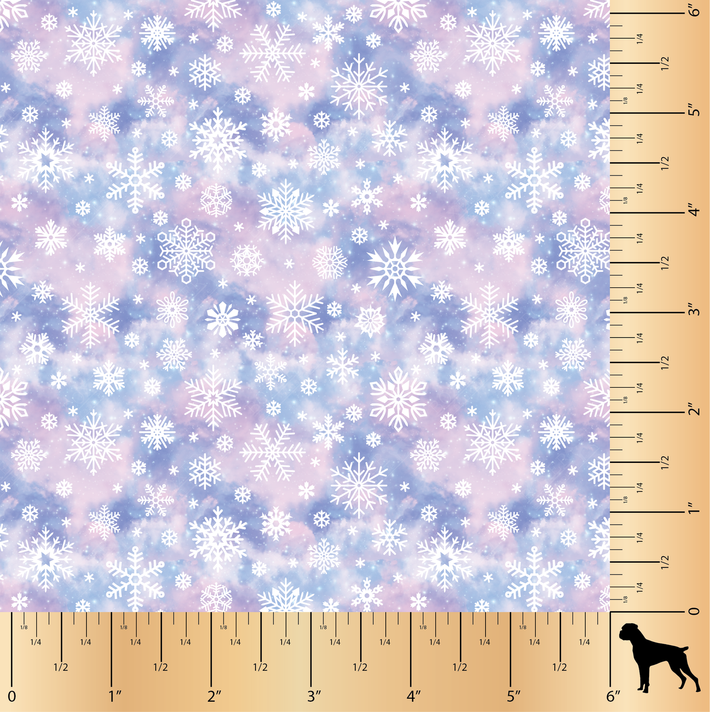 Watercolor Snowflake- Pattern One