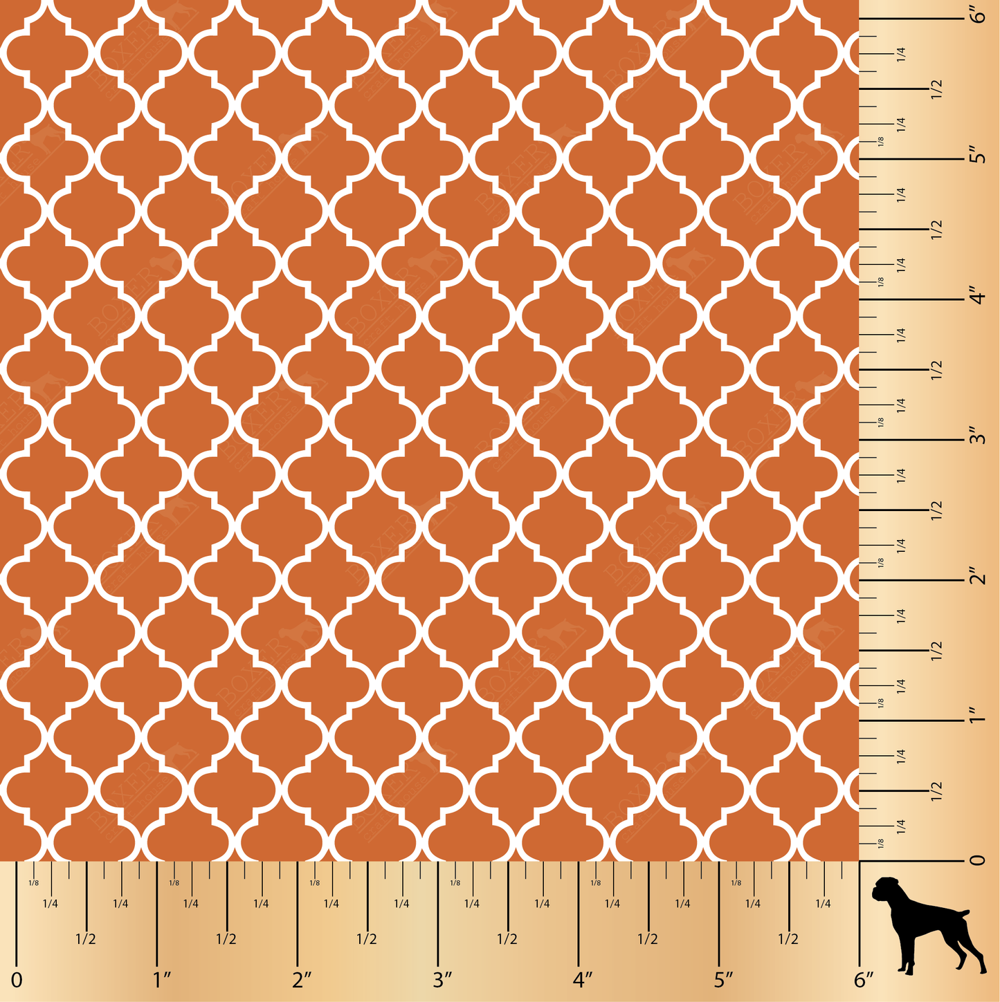 Quatrefoil - Burnt Orange LG