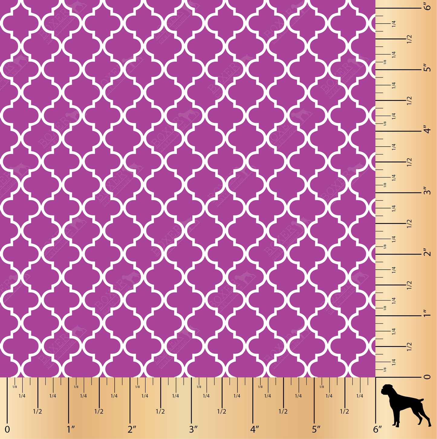Quatrefoil - Purple LG