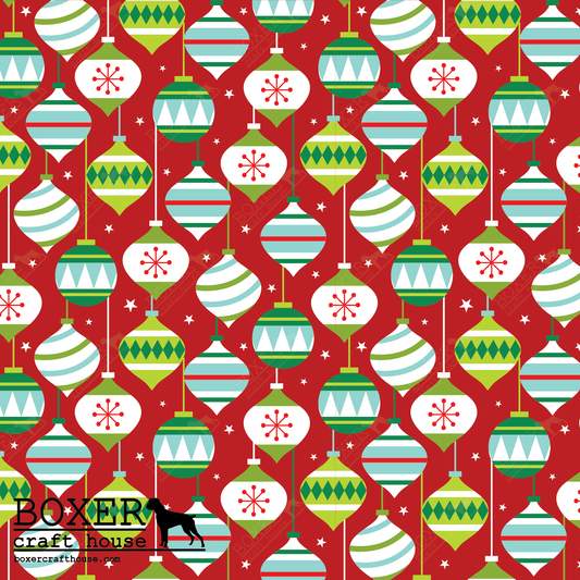 Christmas Décor  - Candy Apple Red