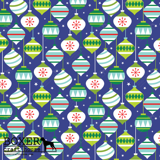 Christmas Décor  - Royal Blue