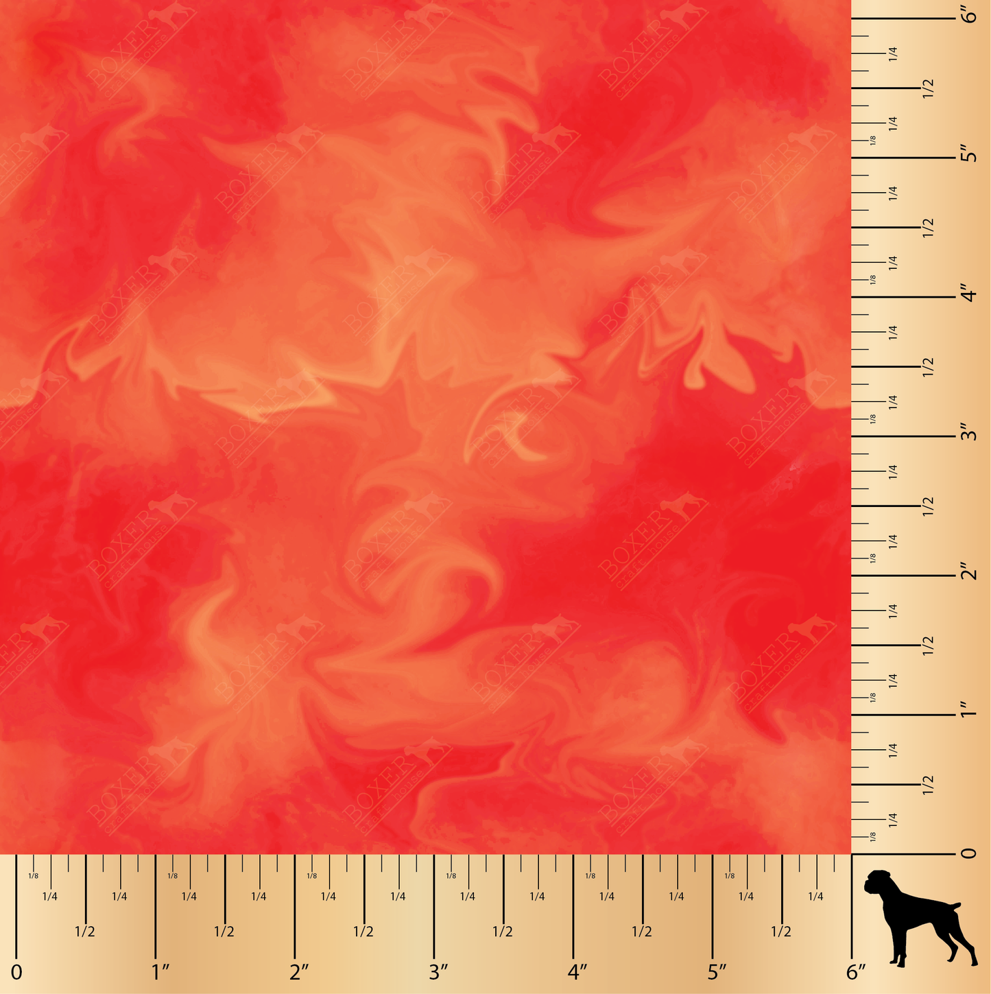 Cherry Red - Swirls