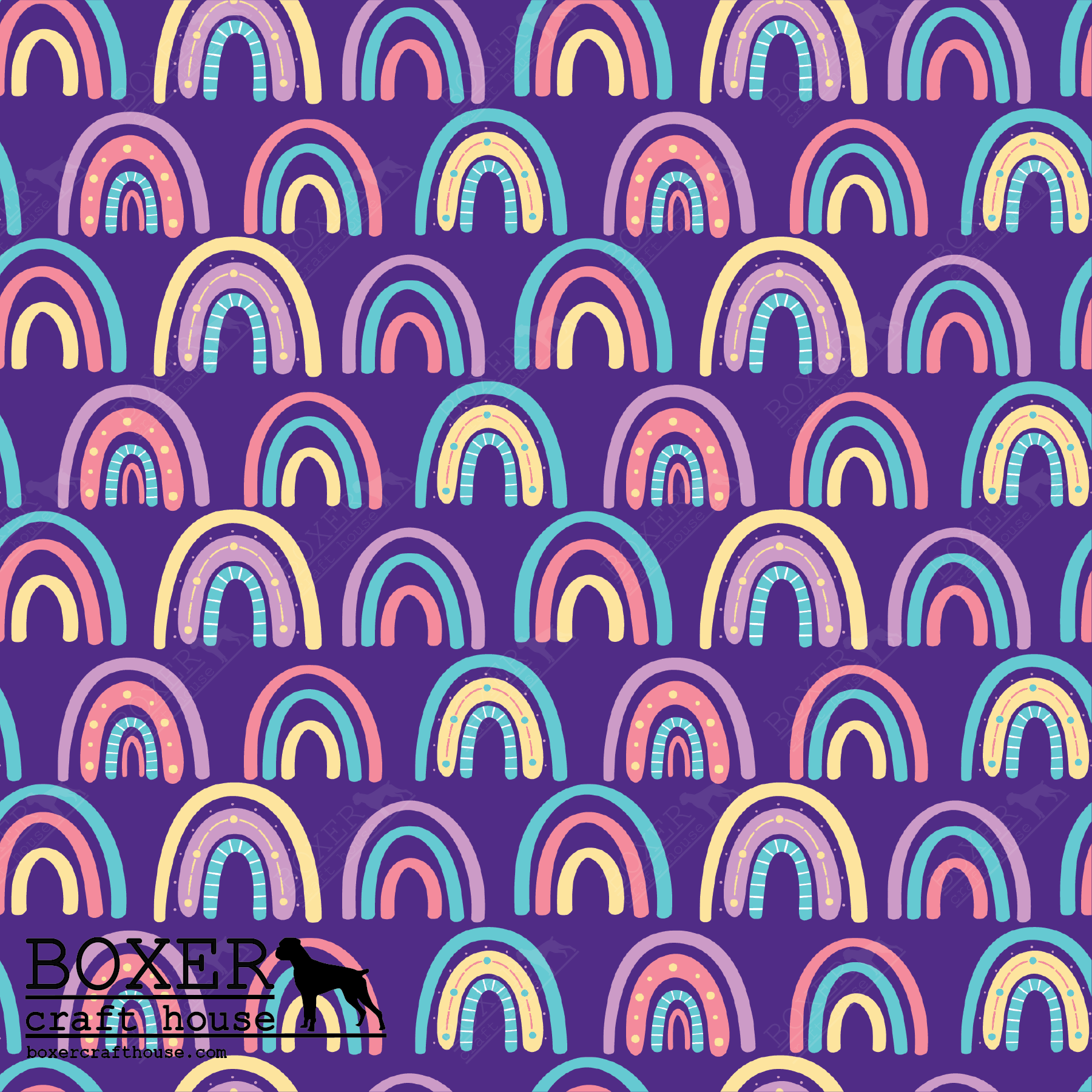 PSV Patterns - Pastel Rainbow - Medium Purple LG