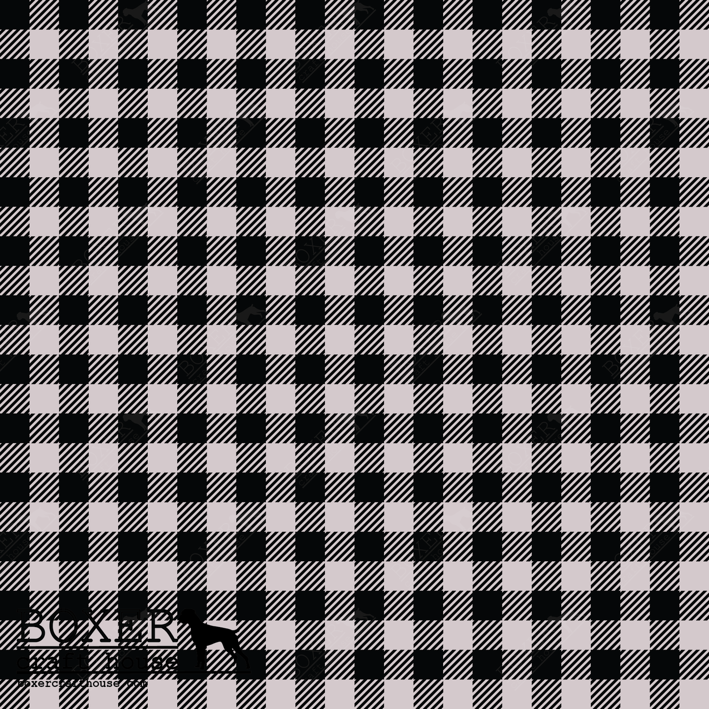Gray Lilac - Buffalo Plaid Diagonal 1/4"