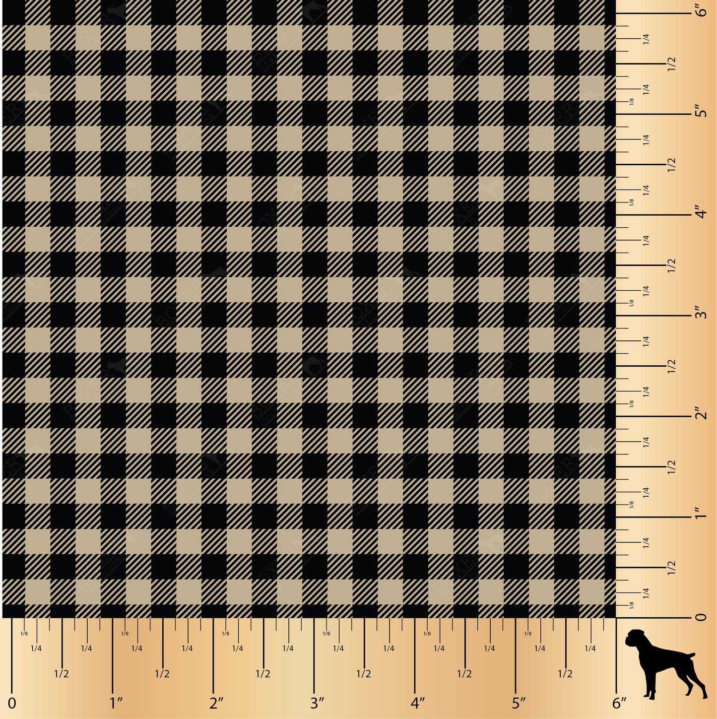 Pale Khaki - Buffalo Plaid Diagonal 1/4"