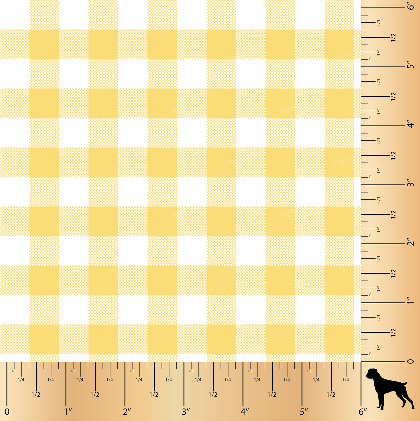 Gingham 1/2" - Daisy Floret