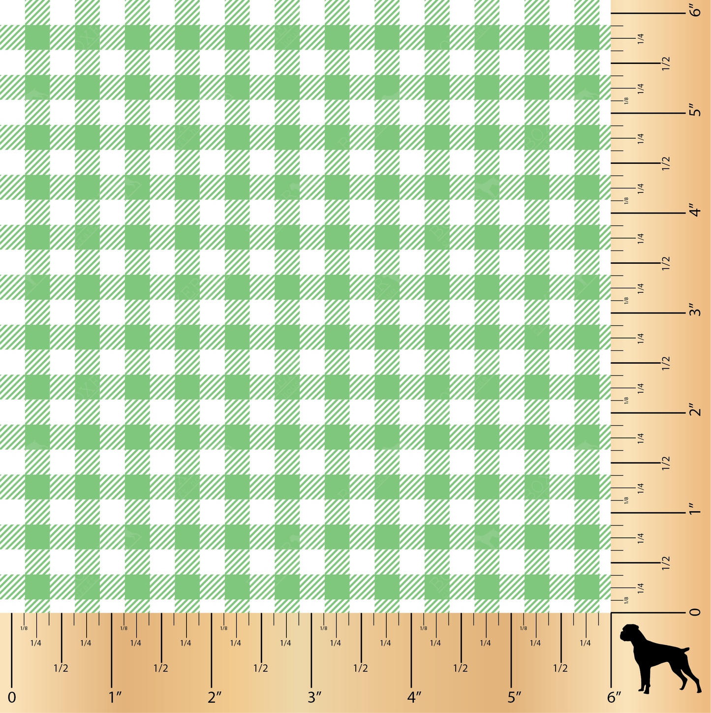 PSV Patterns - Gingham 1/4" - Summer Green