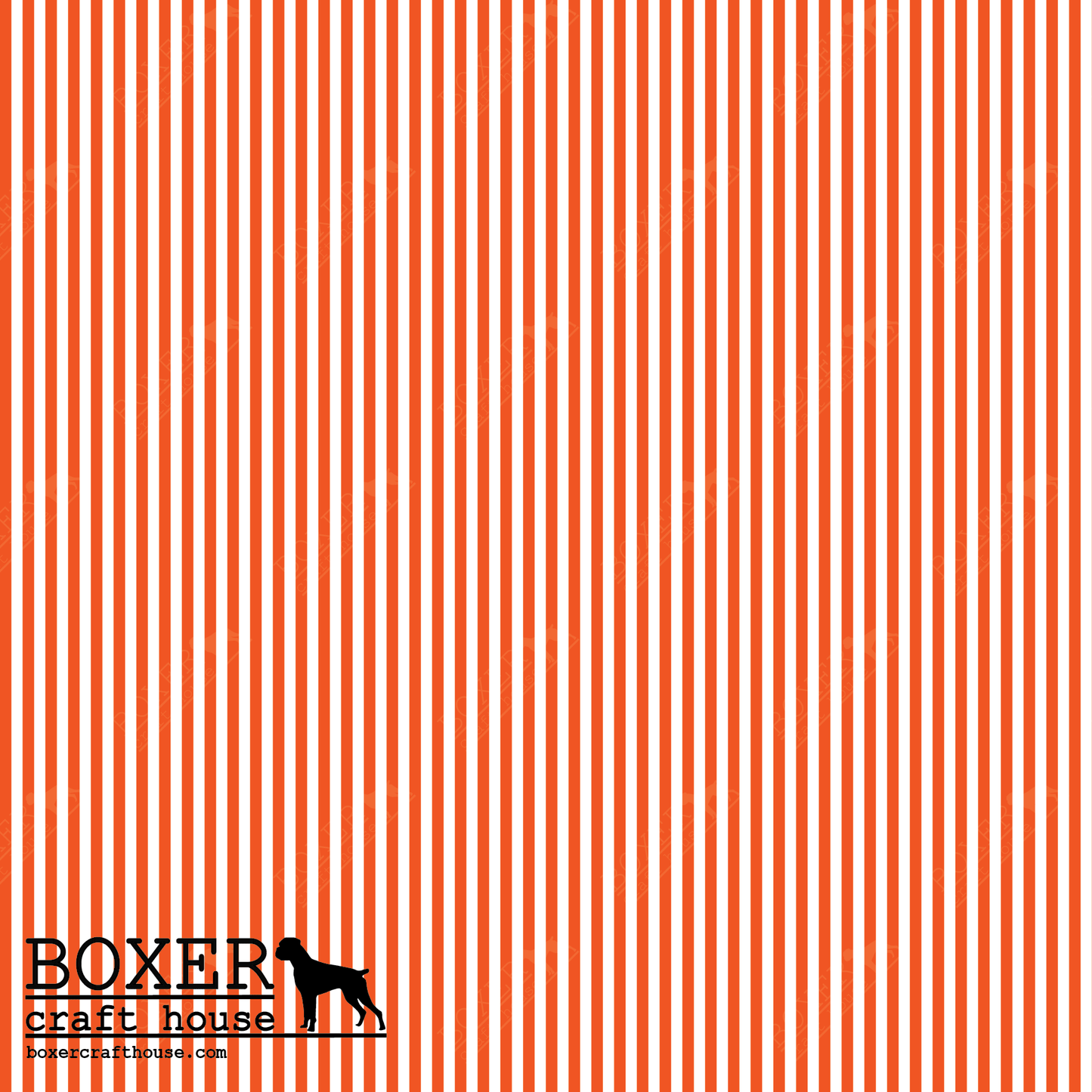 1/16" Stripe Faux Leather, PSV, HTV Orange