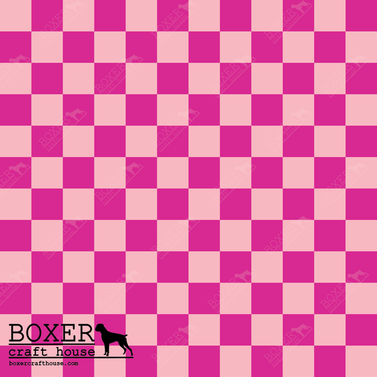 Checkerboard Faux Leather, Sewing Vinyl, Faux Leather, Embroidery Vinyl,