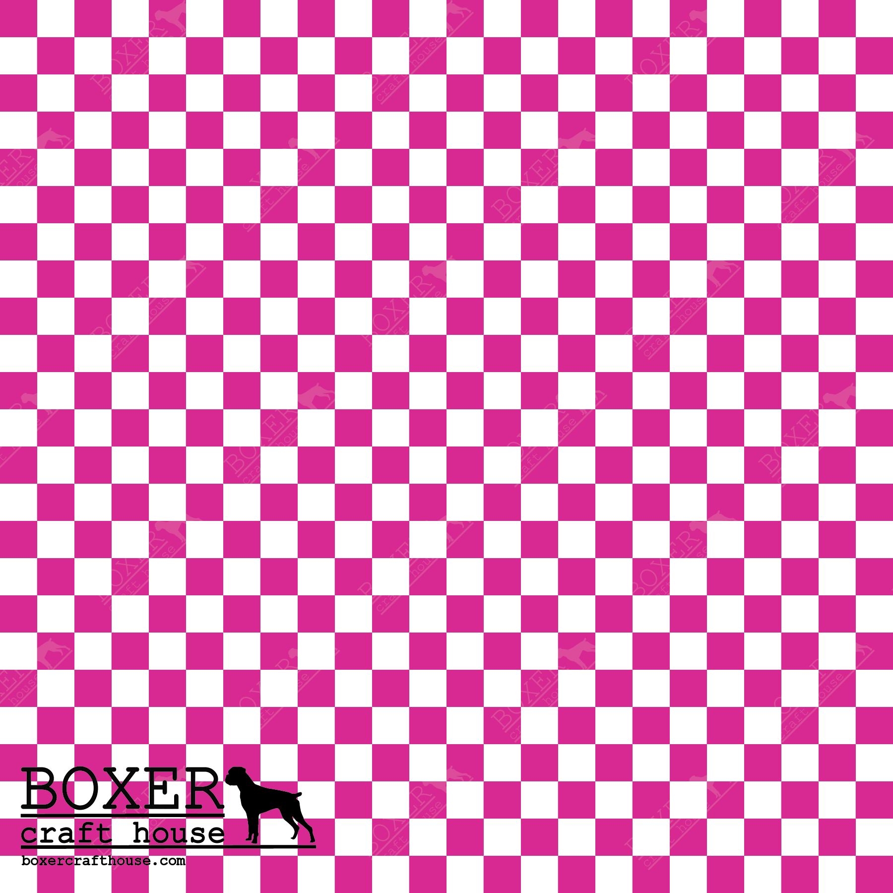 Pink and black checkerboard hot sale