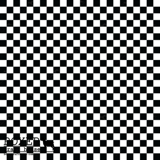 Checkerboard Faux Leather, Sewing Vinyl, Faux Leather, Embroidery Vinyl